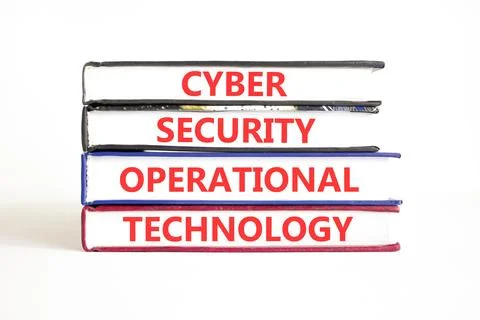 Cyber security symbol. Concept words Cyber security operational technology .. Stock-Fotos