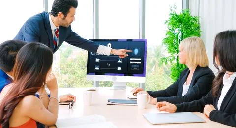 Cyber security system on computer screen protect private information snugly Stock Photos