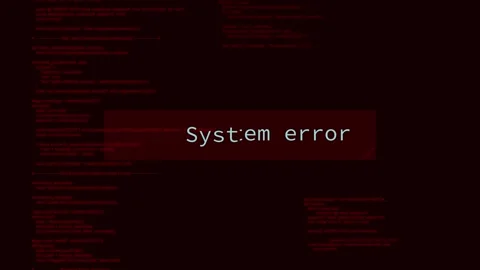 Cyber security system error warning cyberattacks hacking hack Stock Footage 304368354