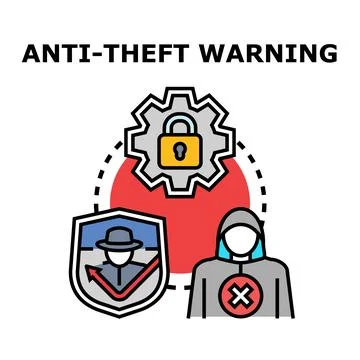 Cyber security system protecting online data access Stock Illustration