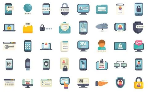 Cyber security system protecting personal data from hacker attacking using Stock Illustration