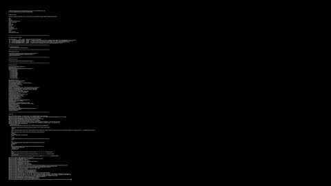 Cyber security system. Real-time terminal activity. AI processing simulation. Stock Footage 313924883