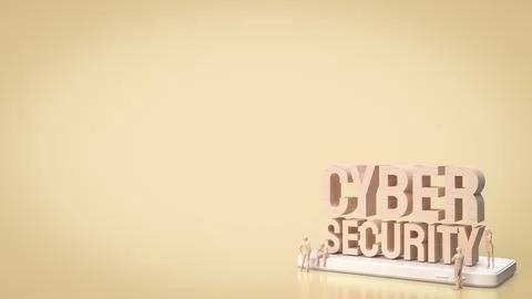 The cyber security for technology and it concept 3d rendering.. 写真素材