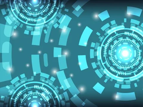 Cyber Security Technology Background Concept イラスト素材