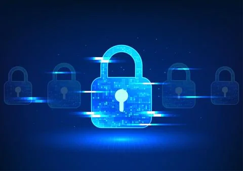 Cyber security technology background It is a software technology that has b.. 스톡 일러스트