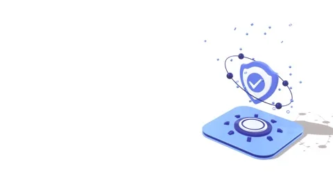 Cyber Security Technology Digital Information With Copy Space. Видео 297593616