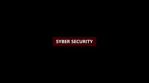 Cyber Security Text Overlay Dark Background Digital Protection Concept cybe.. Stock Footage 340444498