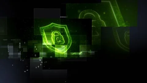 Cyber Security. Types of Cyber Threats. No Header Text. 库存插图