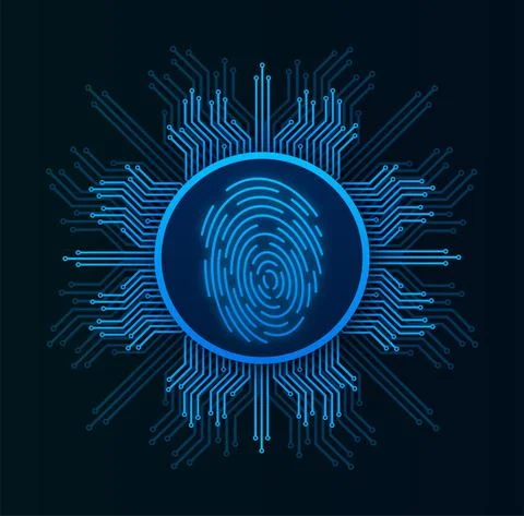 Cyber security vector logo with shield and check mark. Security shield concept Stock-Illustration