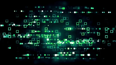 Cyber space environment data matrix, Stock Footage 311323927
