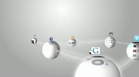 Cyber space Stock Footage 12225810