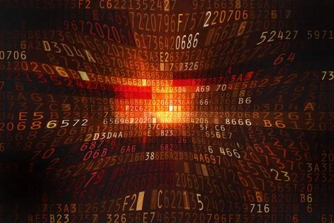 Cyber space Stockfoto's