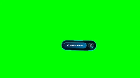 Cyber Subscribe Button Bell Notification Pop Overlay Stock-Footage 347273958