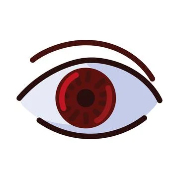 Cyber surveillance eye Stock Illustration