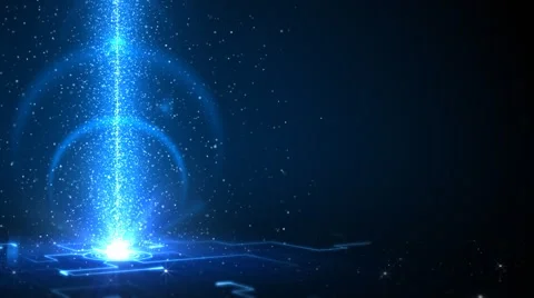 Cyber Swirl Loopable Background Stockbeeldmateriaal 65432716