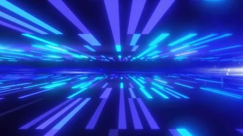 Cyber technology data space Stockillustratie