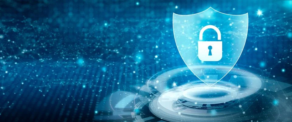 Cyber Technology security and Network protection. Business Internet Technol.. 스톡 일러스트