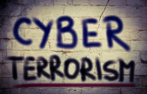 Cyber terrorism concept 스톡 일러스트