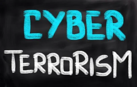 Cyber terrorism concept 스톡 일러스트