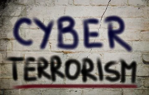 Cyber Terrorism Concept 스톡 일러스트