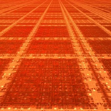 Cyber texture Stock Illustration