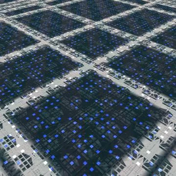 Cyber texture Illustrazione stock