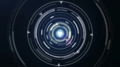 Cyber tunnel Stock Footage 47983241