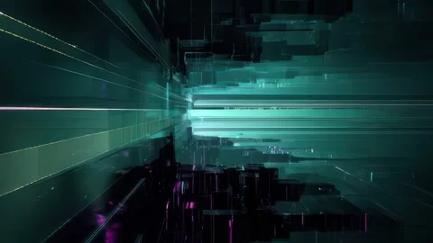 Cyber UI animation for high-tech visual packs Stock Footage 309542338