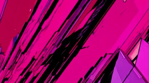 Cyber UI animation with layered glitch overlays Stock Footage 309538458
