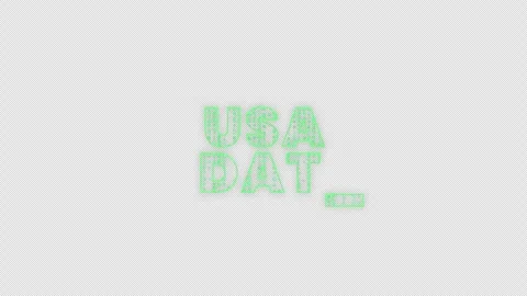 Cyber Usa Data Streaming Matrix Style Transparent Stock Footage 317654200