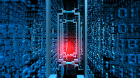 Cyberattack Virus Breaches Network  Stock Footage 42049480