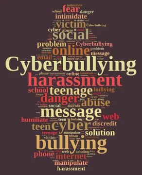 Cyberbullying. Stock Illustration