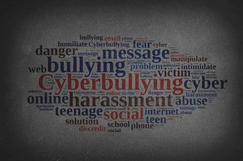 Cyberbullying. Stock Illustration
