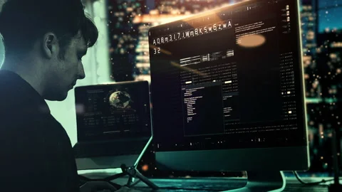 Cybercrime Computer Hacker Stock Footage 232283430
