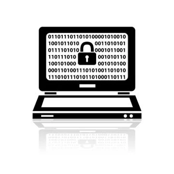Cybercrime icon Stock Illustration