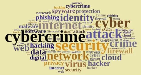 Cybercrime. Stock Illustration