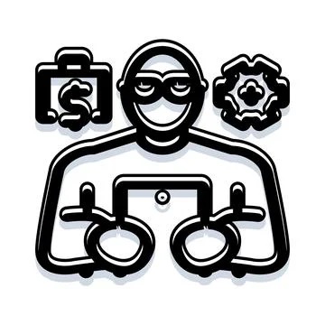 Cybercriminal hacker stealing financial data illustration Illustrazione stock