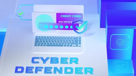 Cyberdefender Stock Footage 267539454