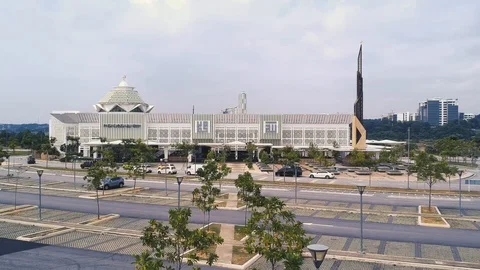 Cyberjaya mosque Stock Footage 89720354