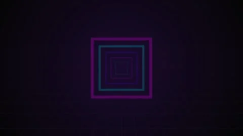 Cybernetic blue glowing geometric wireframe curve Stock Footage 345184726