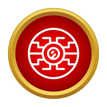 Cybernetic eye icon representing digital security and surveillance Stock Illustration