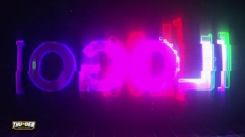 Cybernetic Glow Logo Reveal Stock After Effects