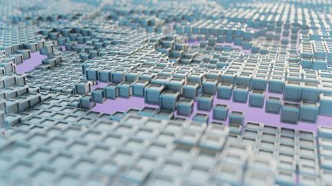 Cybernetic Labyrinth: A Matrix of Computational Precision Stockillustratie