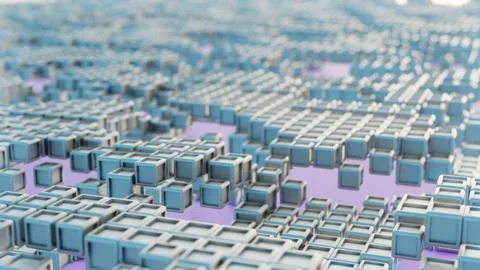 Cybernetic Labyrinth: A Matrix of Computational Precision 스톡 일러스트