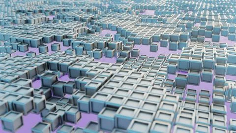 Cybernetic Labyrinth: A Matrix of Computational Precision Stockillustratie
