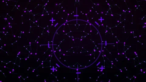 Cybernetic Neural Network Data Signal Motion Stock Footage 340604015