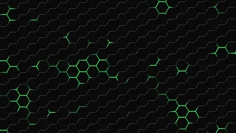 A cyberphone with a black honeycomb pattern.  background animation Stock Footage 277641732