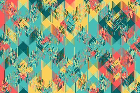 Cyberpunk abstract glitch surface with chaotic stripes, broken lines, and n.. Stockillustratie