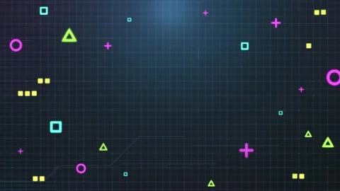 Cyberpunk background 66 Stock Footage 223296122