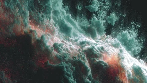 Cyberpunk Background of Glow Stock Footage 308245775